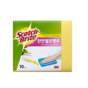 3M 천연 펄프행주 노랑 10개입