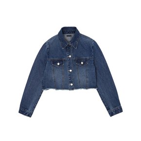 HARDCORE OVER CROP DENNIM JACKET