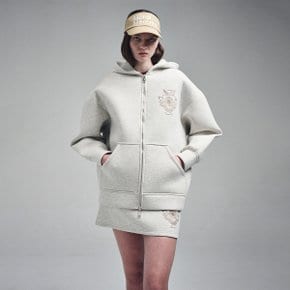 [마르디메크르디악티프]NEOPRENE HOODIE JUMPER CHAMPION CUP ACTIF_OATMEAL BEIGE