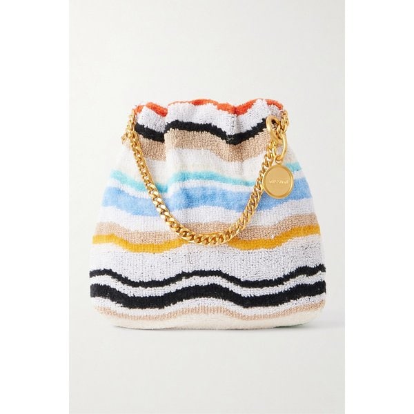 스트라이프 테리 드로우스트링 파우치 46376663163049670