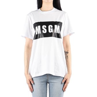 MSGM [엠에스지엠] (2000MDM520 200002 01) 여성 반팔 티셔츠 22FW