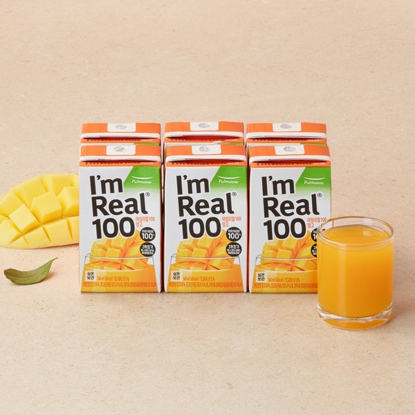 아임리얼100 망고_140ML*6입