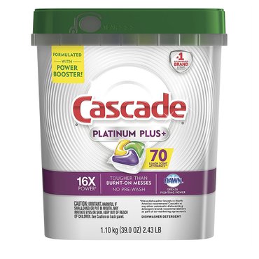 캐스케이드 [해외직구]캐스캐이드 플레티넘 플러스 식기세척세제 레몬 70입 Cascade Dishwasher Detergent Platinum Plus Lemon 39oz