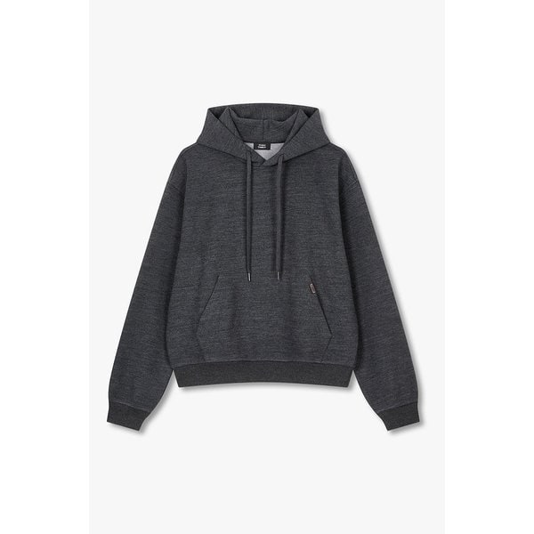 [MEN] 울 혼방 레더라벨 셋업 후드티셔츠 9155422207087