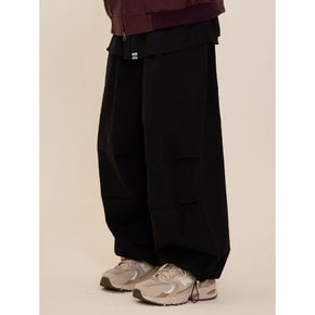 CB CROW WIDE STRING PANTS (BLACK)