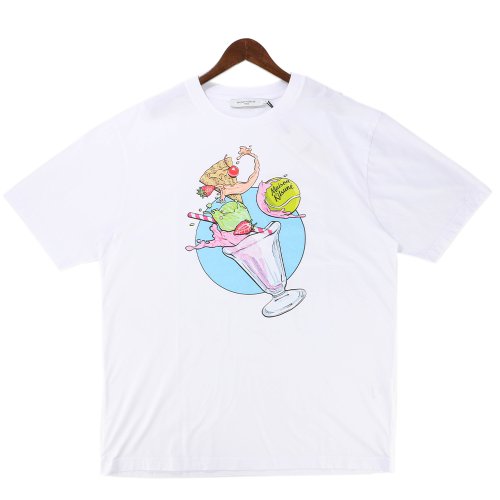 [메종키츠네] 23SS (KM00141KJ0008 WHITE) 남성 반팔 티셔츠