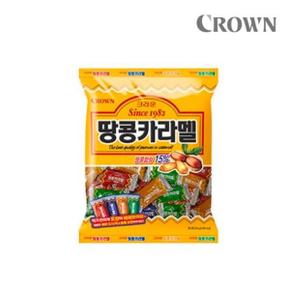 크라운제과 땅콩카라멜 120g 20개