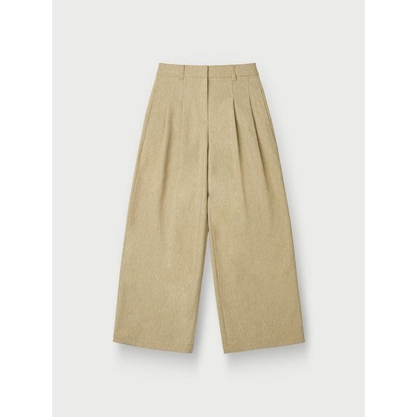 리넨 와이드팬츠 ILPAM26707BEX