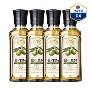 [멸치쇼핑] [사조] 해표 올리브유 250ml X 4병 /식용유