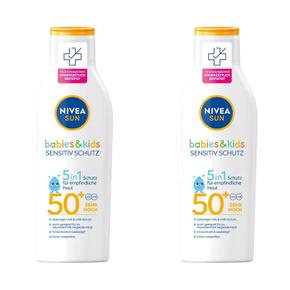 [해외직구] 독일직구 Nivea 니베아 베이비 앤 키즈 선로션 SPF 50+ 200ml 2팩