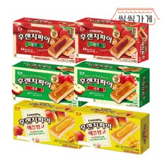 후렌치파이 3종 2개씩(애플망고 딸기 사과)