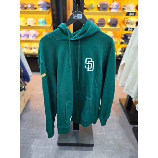 [여주점] (14179204) AP MLB SLEEVE PATCH HD41 SADPAD D GRN 후드티