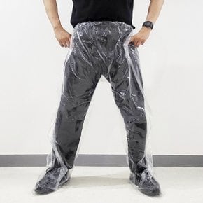 밴딩형 비닐 방수 바지 갯벌 작업 농사 용 체험학습 일회용 비옷