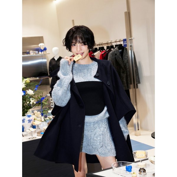 울 캐시미어 후드 코트 EMPAHHJ060