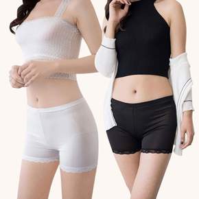 반바지 숏팬츠 쇼츠 여성 치마 비침방지 레이스 속바지