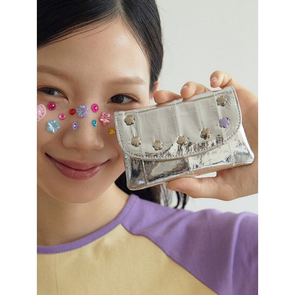 Simple Card holder PEACE 심플카드홀더 피스 (실버)