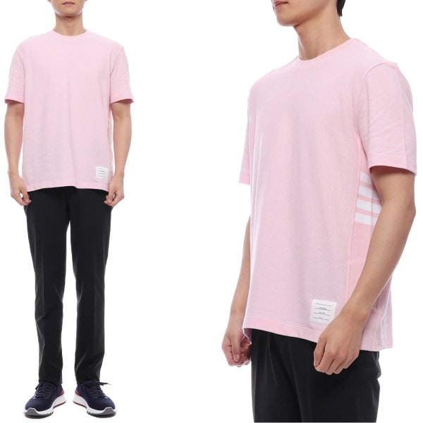 [부산점] 25SS 남성 클래식 피케 반팔티셔츠 (MJS123A 00050 680 25S)