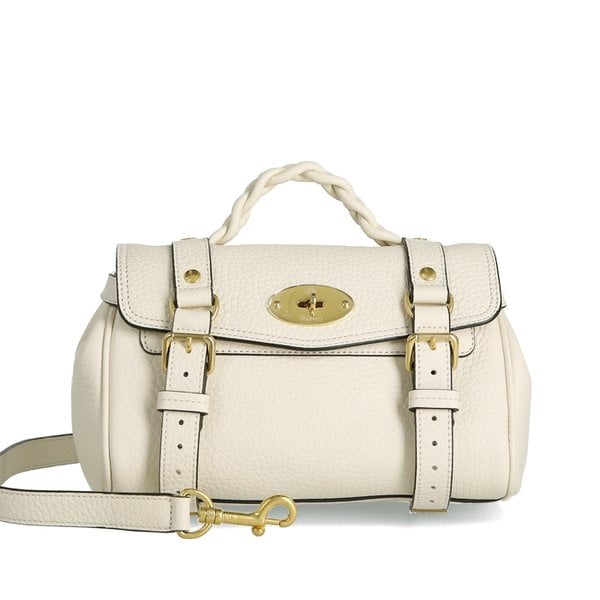 [부산점] 로고 플라크 RL6595 736 H687 멀버리 미니 알렉사 토트백 크로스 숄더