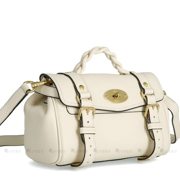 [부산점] 로고 플라크 RL6595 736 H687 멀버리 미니 알렉사 토트백 크로스 숄더