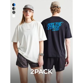 [2PACK] 스트라이드 쿨링 숏 슬리브 러닝 반팔 W_4Colors
