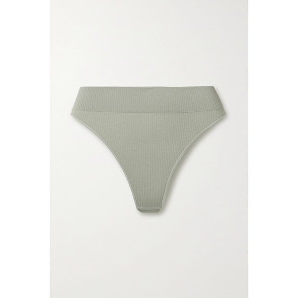 스킴스 Stretch Rib Thong Sea Haze 그레이 그린 11452292647012454