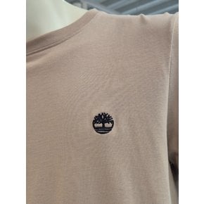 [여주점] [8/31까지 한정] 팀버랜드 남여공용 클래식 로고 플레인 반팔 티셔츠 베이지 (A2EKJ 269)
