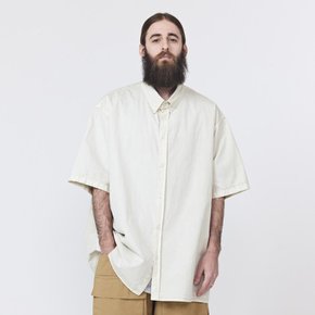 CB PIGMENT OVER SHORT SLEEVE SHIRT (BEIGE)