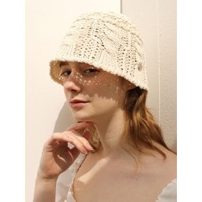 JULY IVORY BUCEKT HAT