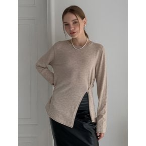 2Way Button Slit Round neck Knit (4colors) VKNIT_002