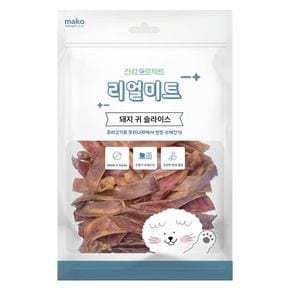 리얼미트 돼지귀슬라이스 400g