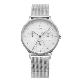 5046846 Obaku Lind Quartz White Dial Ladies Watch