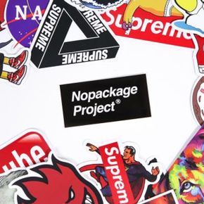 브랜드 노트북 스티커 10매 1장 Nopackage Project