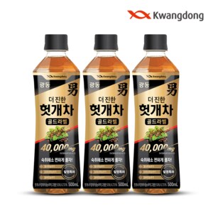 광동 [무료배송] 광동 더진한 헛개차 골드라벨 500ml x 24pet