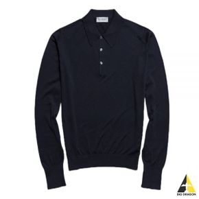 JOHN SMEDLEY Finchley - Navy (Finchley 폴로 니트)