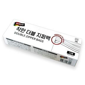 뉴랩 착한 더블지퍼백(소형) 22매 18cm x 20cm[36228554]