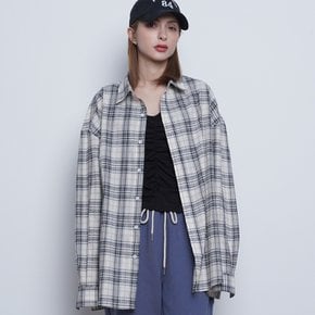 W03 bold check shirts black