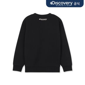 30%▼ 키즈 아웃도어 와펜포인트 기모 맨투맨 (BLACK)