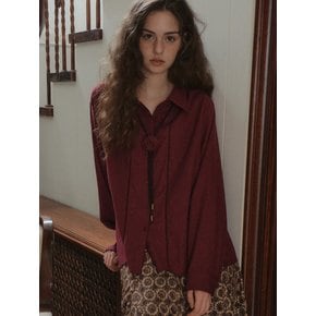 Pinco Stitch Shirt_Burgundy(OB6SH04)
