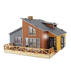 DIY 나무 모형 조립 키트 30평형 전원 주택 PM250