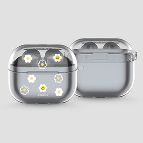 (갤럭시 버즈3/버즈3프로)투명케이스 Galaxy buds3/buds 3pro Clear case 스마일데이지