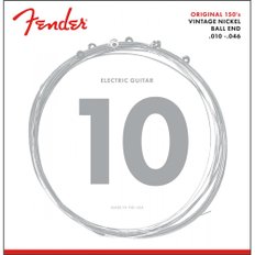 Fender Original 150 Guitar Strings, Pure Nickel Wound, Ball End, 150R .010-.046 일렉트릭