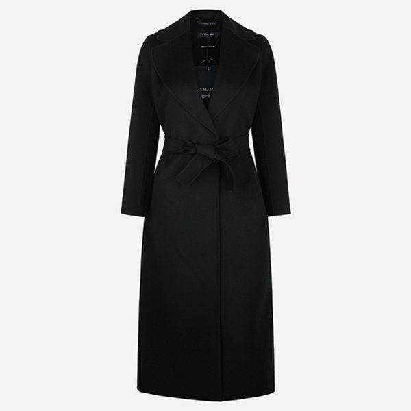 [시흥점] 5F 2529016043600 013 폴도 더블 울 벨트 코트 블랙