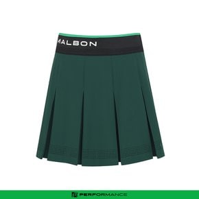 [말본 공식] 와이드 플리츠 스커트 GREEN (WOMAN)
