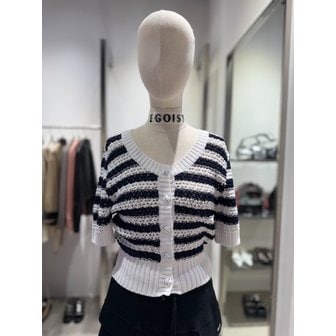 에고이스트 [여주점] 스트라이프 레터링 믹스 투웨이 풀오버 ER2KH561