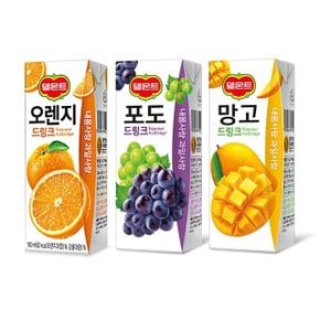 맛있는 롯데 델몬트 오렌지 주스 음료 190ml X 24EA