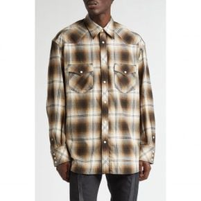 5059119 TAKAHIROMIYASHITA TheSoloist. x Rafu Plaid Snap-Up Western Shirt