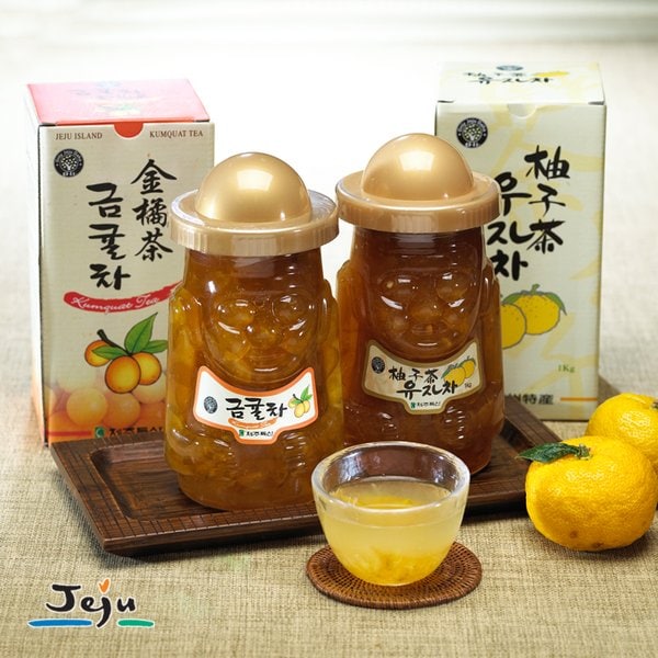 제주 과실차세트 3호 (유자차+금귤차 각 1kg) - SSG.COM