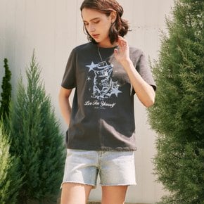[2컬러] 카우보이 캣 반팔 티셔츠