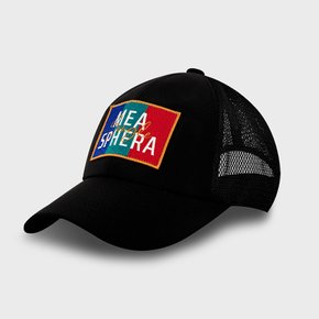 FLAG PATCH TRUCKER CAP BLACK 골프모자/골프웨어