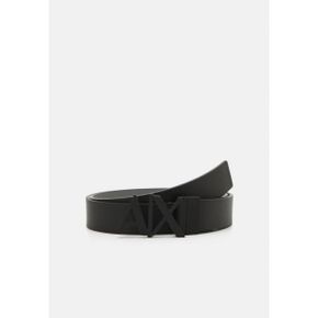 Armani Exchange 아르마니 익스체인지 양면 벨트 유니섹스 - 검정색/모니멀 7073231